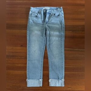 Joe's Jeans Light Blue Cropped Jeans